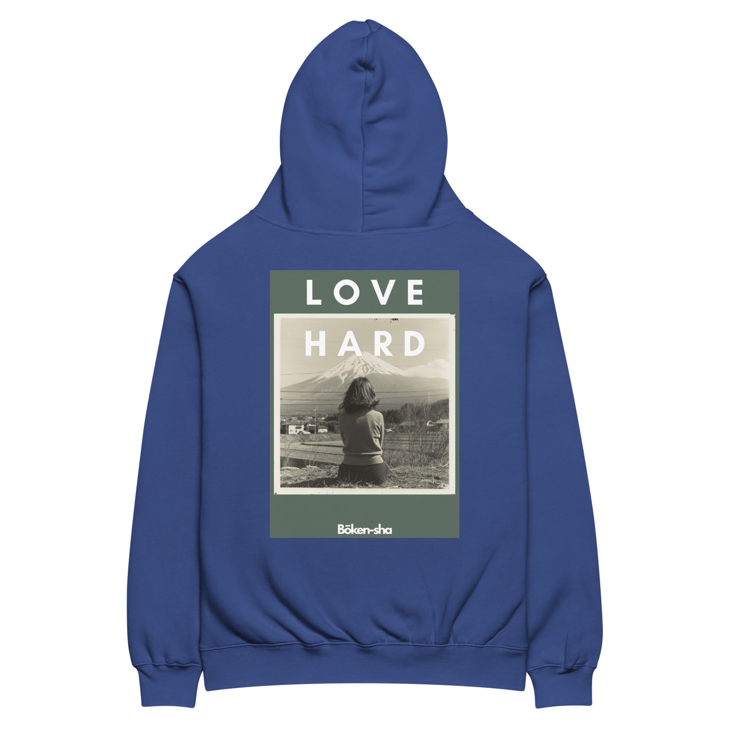 Hoodie Unisexe - Bōken-sha - Love Hard