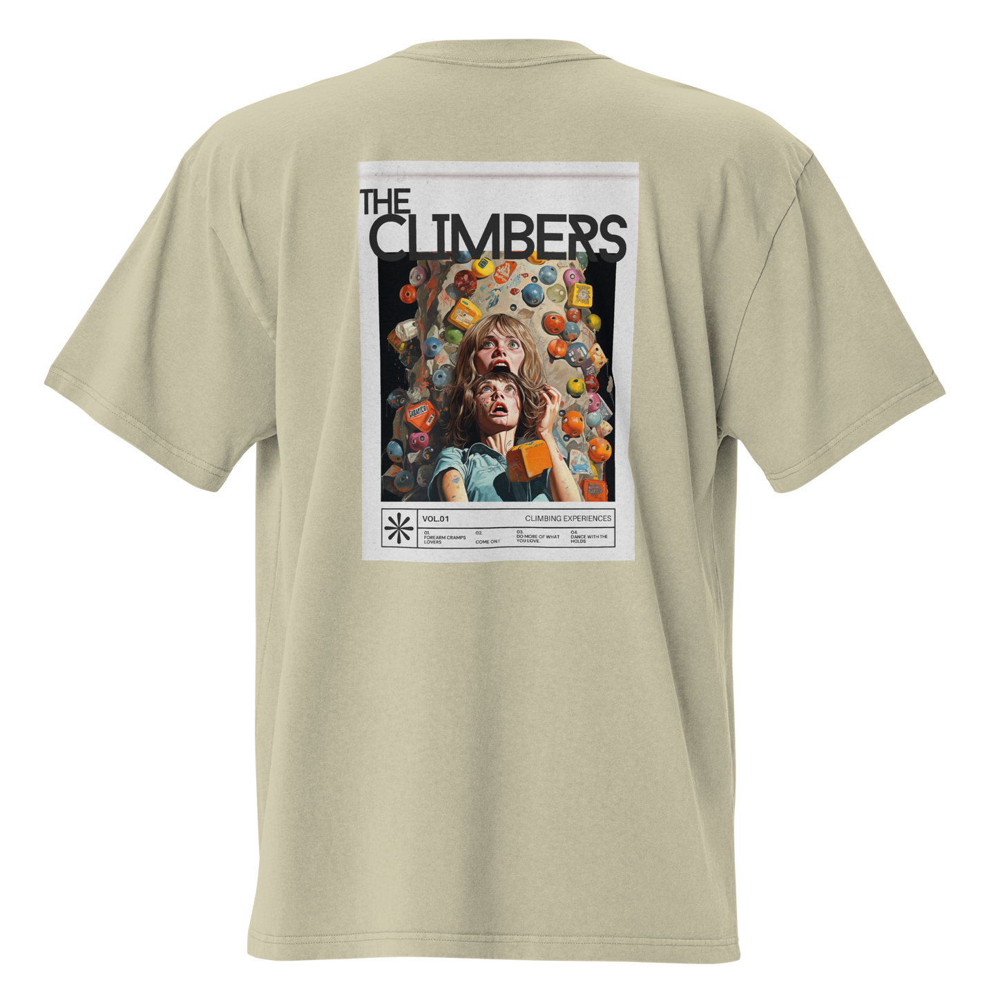 T-shirt oversize délavé Bōken-sha - The Climbers -
