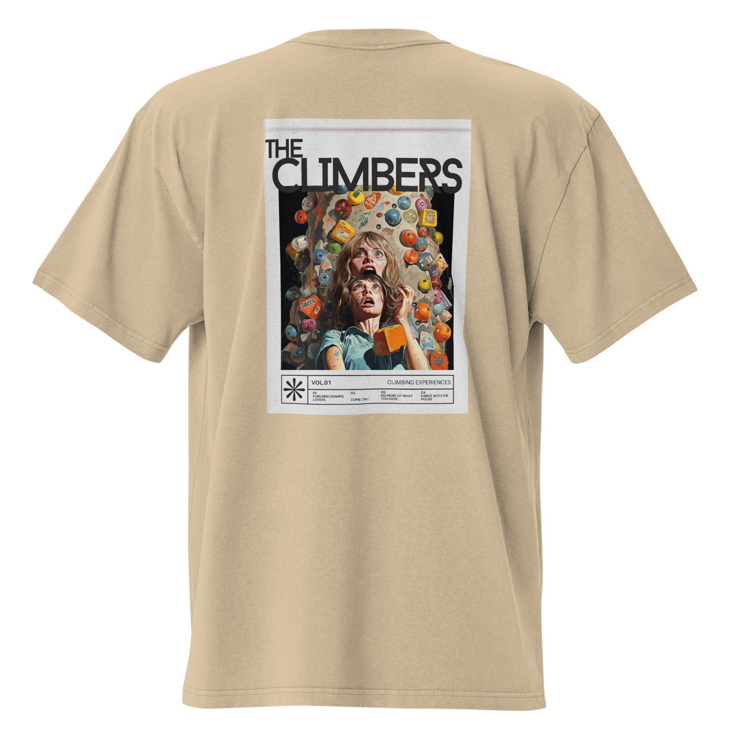 T-shirt oversize délavé Bōken-sha - The Climbers -